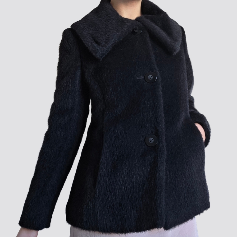 🖤 Fuzzy 100% Wool Peacoat 🖤